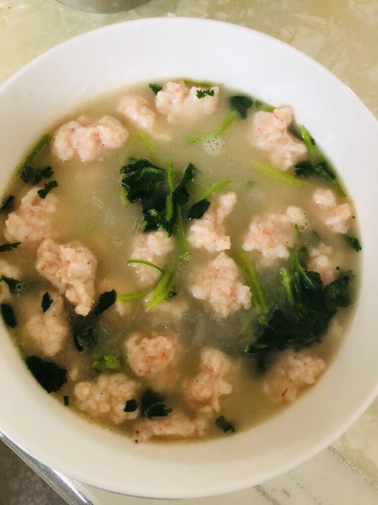 虾滑粉丝汤的做法