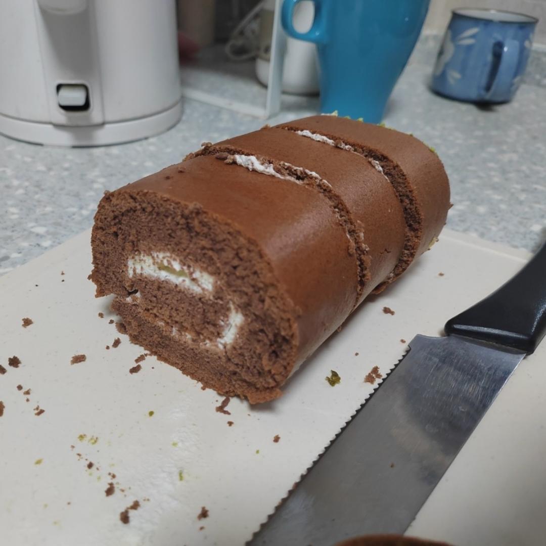 巧克力蛋糕卷～不掉皮，不开裂，无法抗拒的美味！