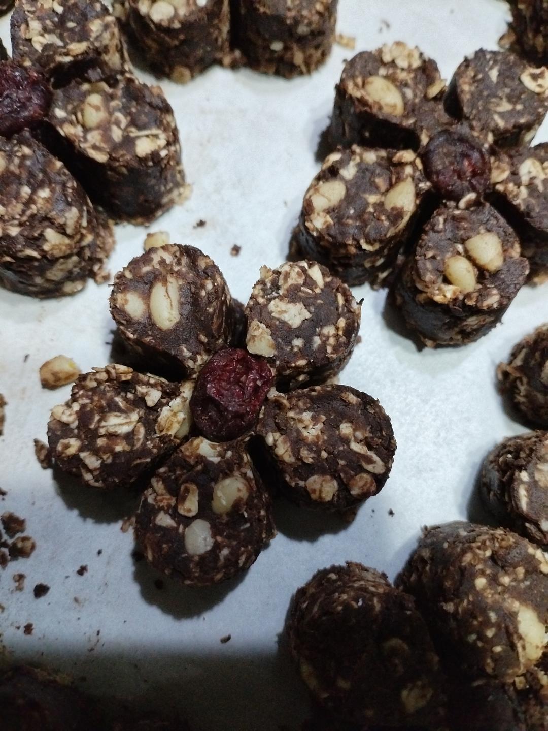 巧克力燕麦饼干•Less is More• 无砂糖无黄油免烤箱