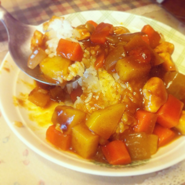 美味咖喱鸡饭