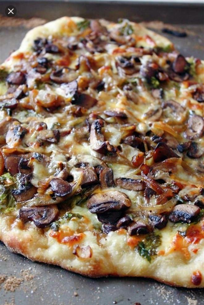 意式蘑菇pizza（电饼铛/平底锅/烤箱均可）的做法
