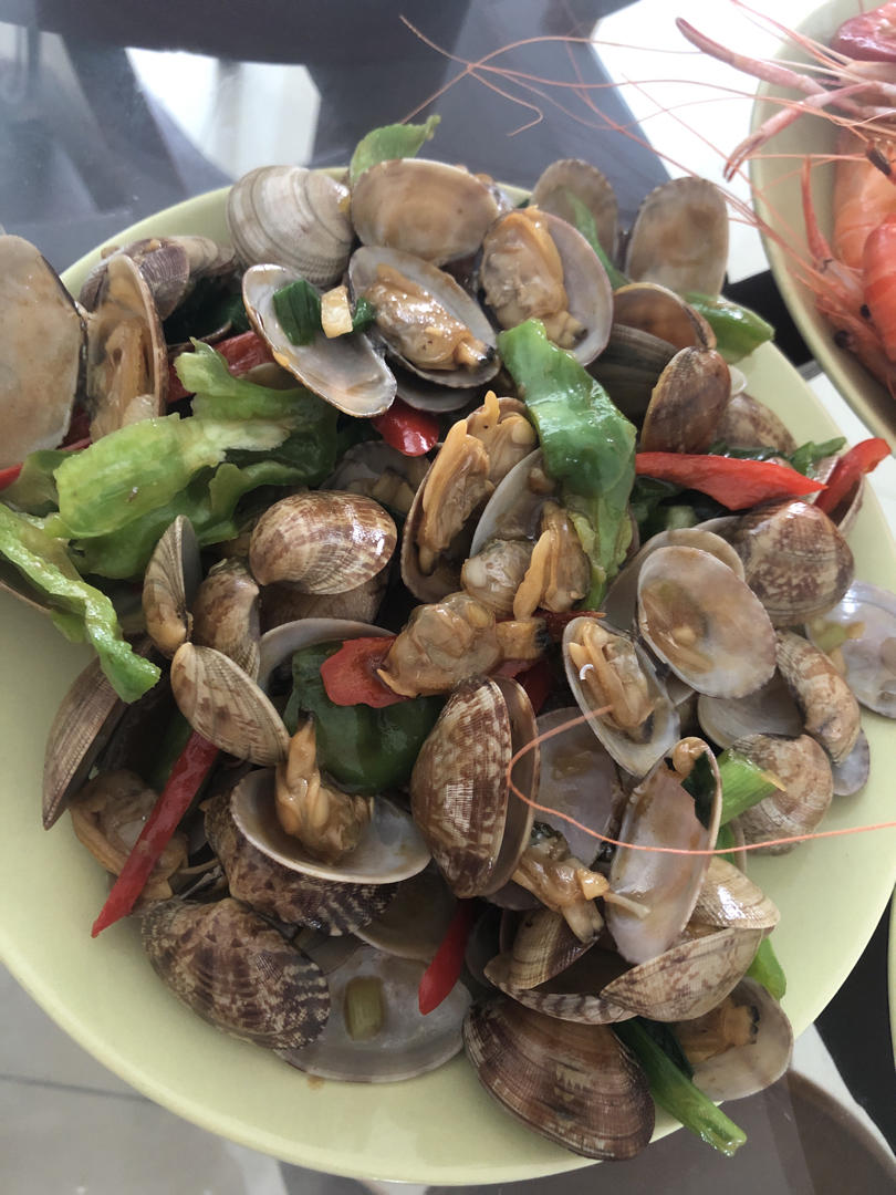 5分钟快手菜❗️秒杀路边摊爆炒花甲～好吃到爆