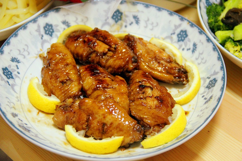 粉红呆呆做的柠檬可乐鸡翅