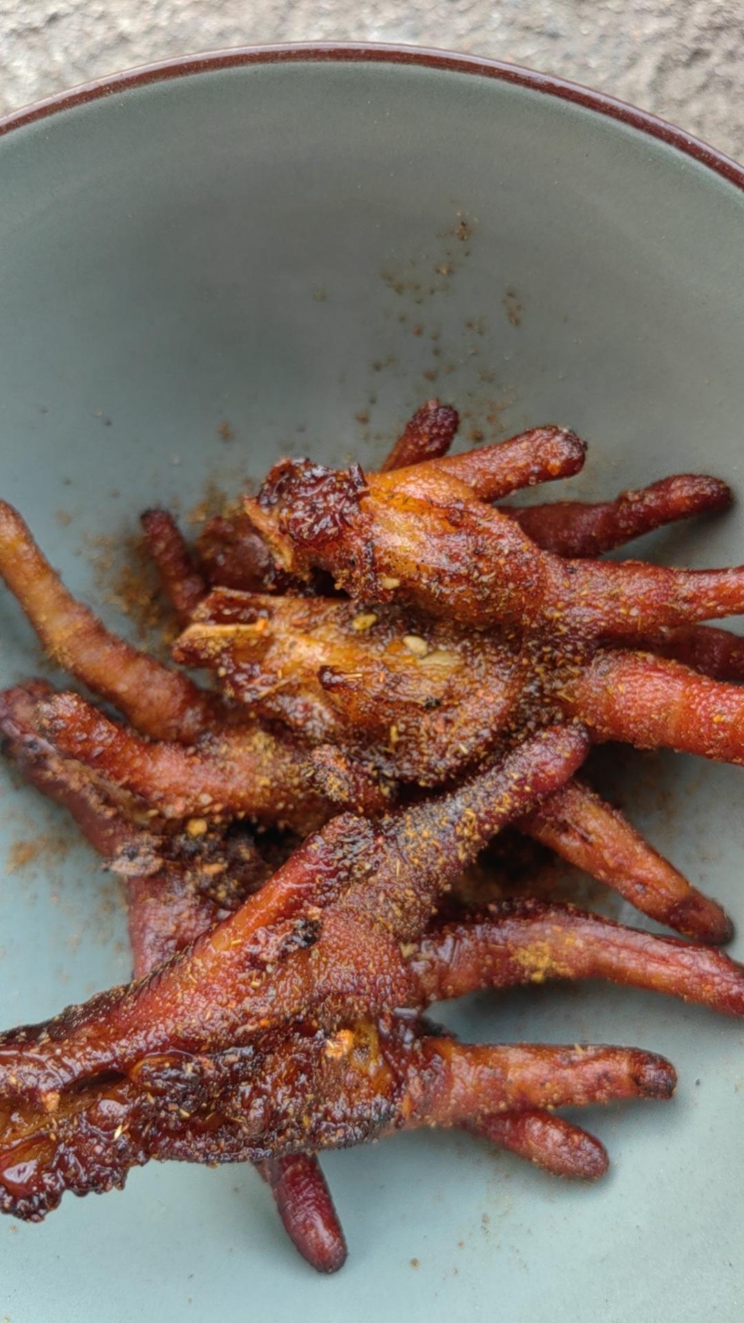 烧烤鸡爪空气炸锅版