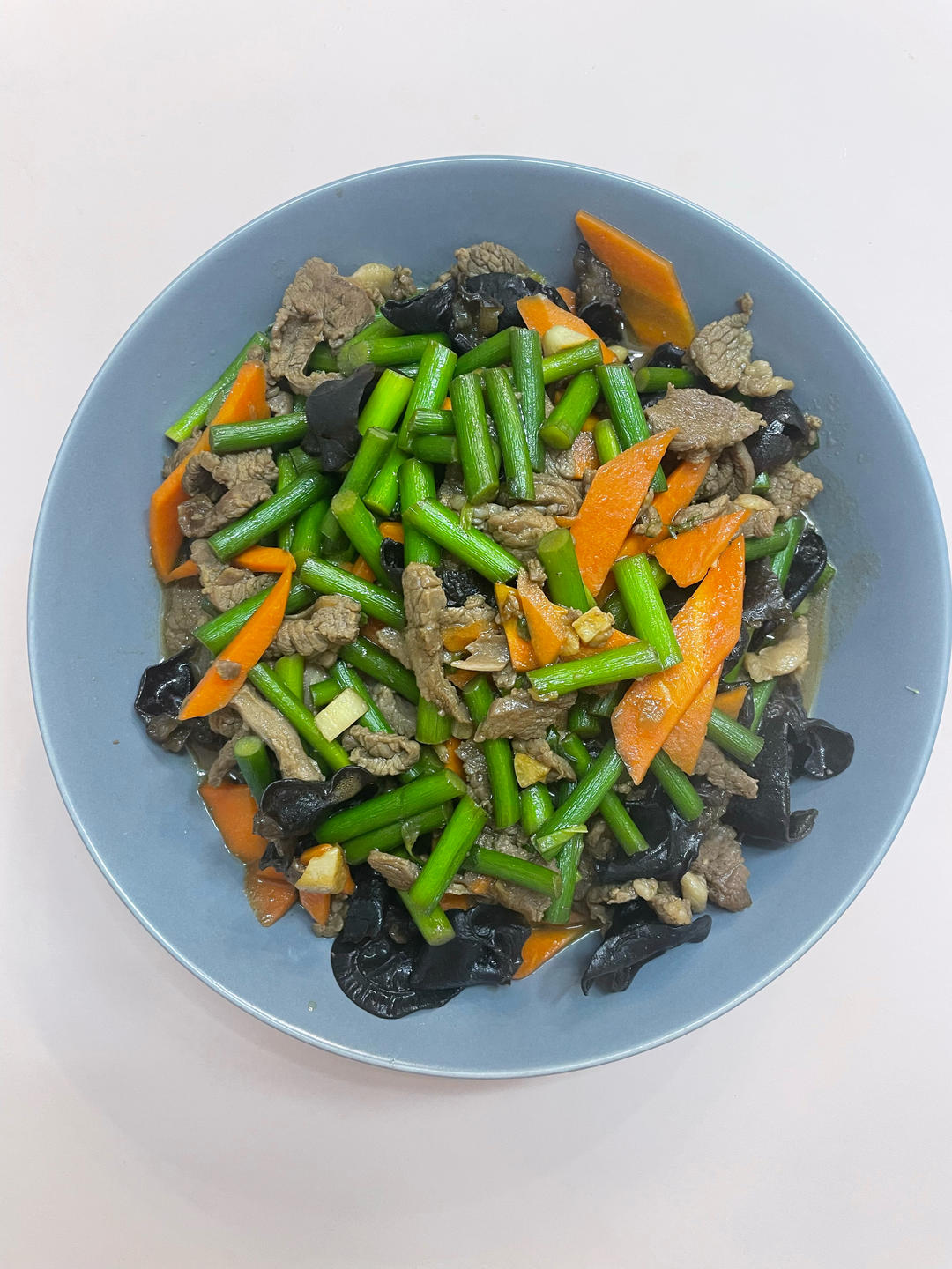 蒜薹炒肉丝