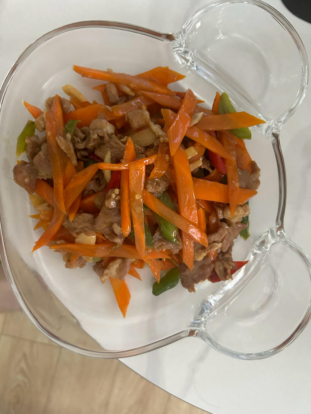 胡萝卜炒肉