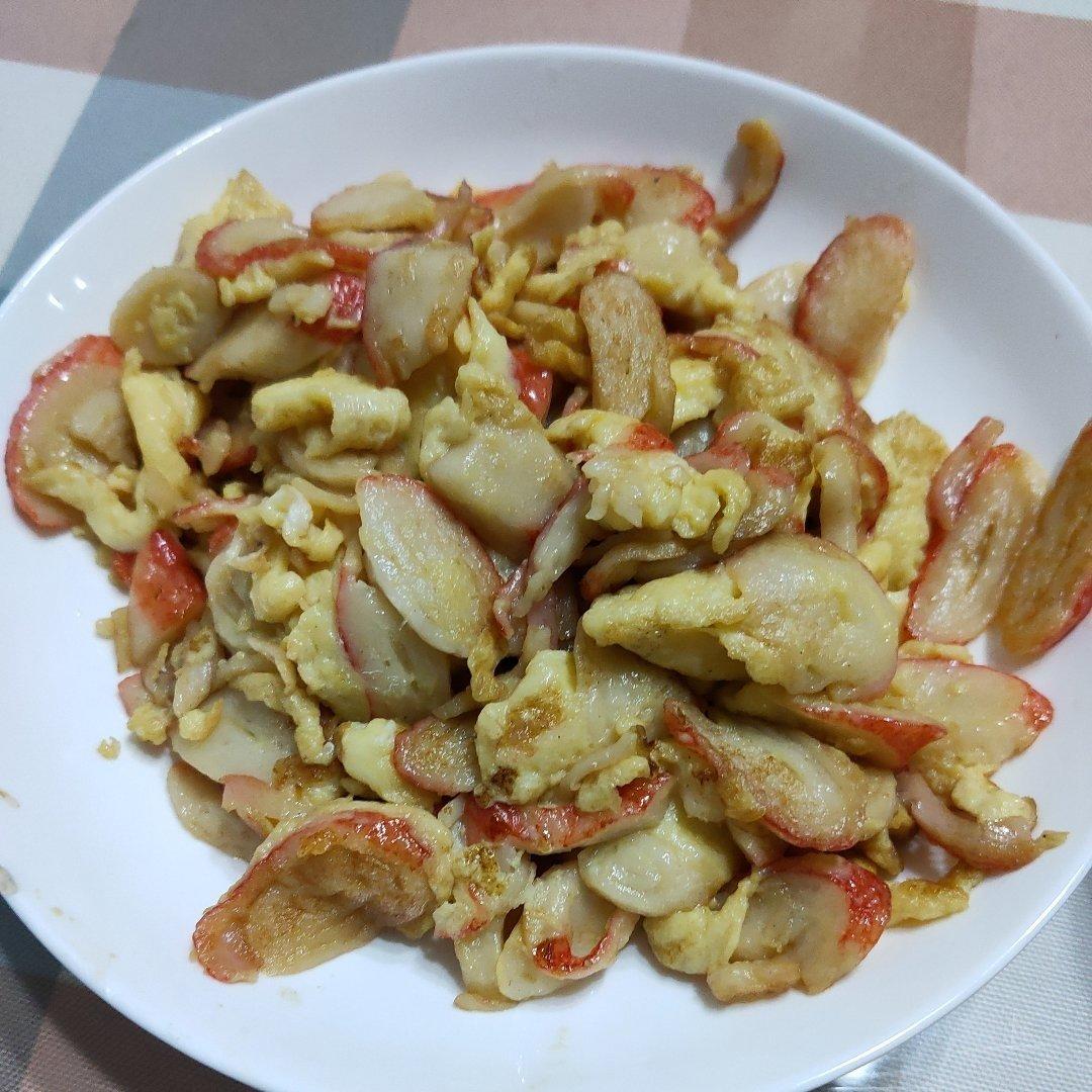蟹柳滑蛋！鲜嫩到爆！