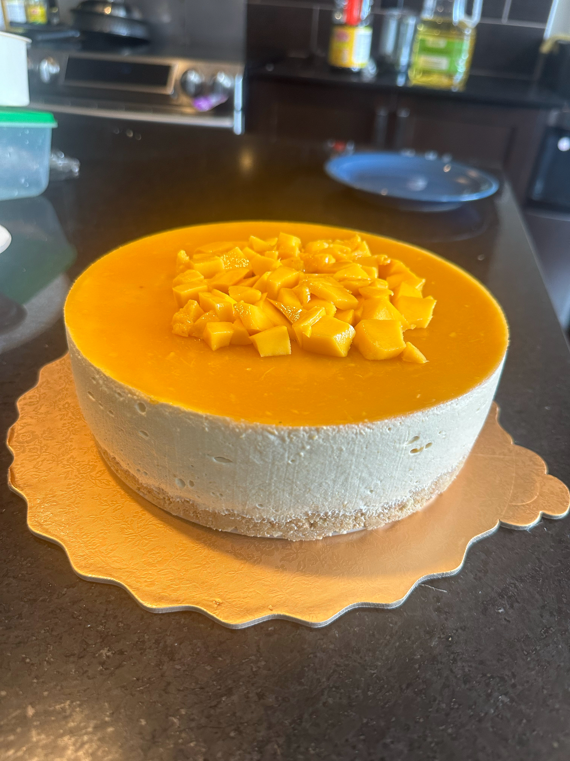 芒果慕司蛋糕的做法