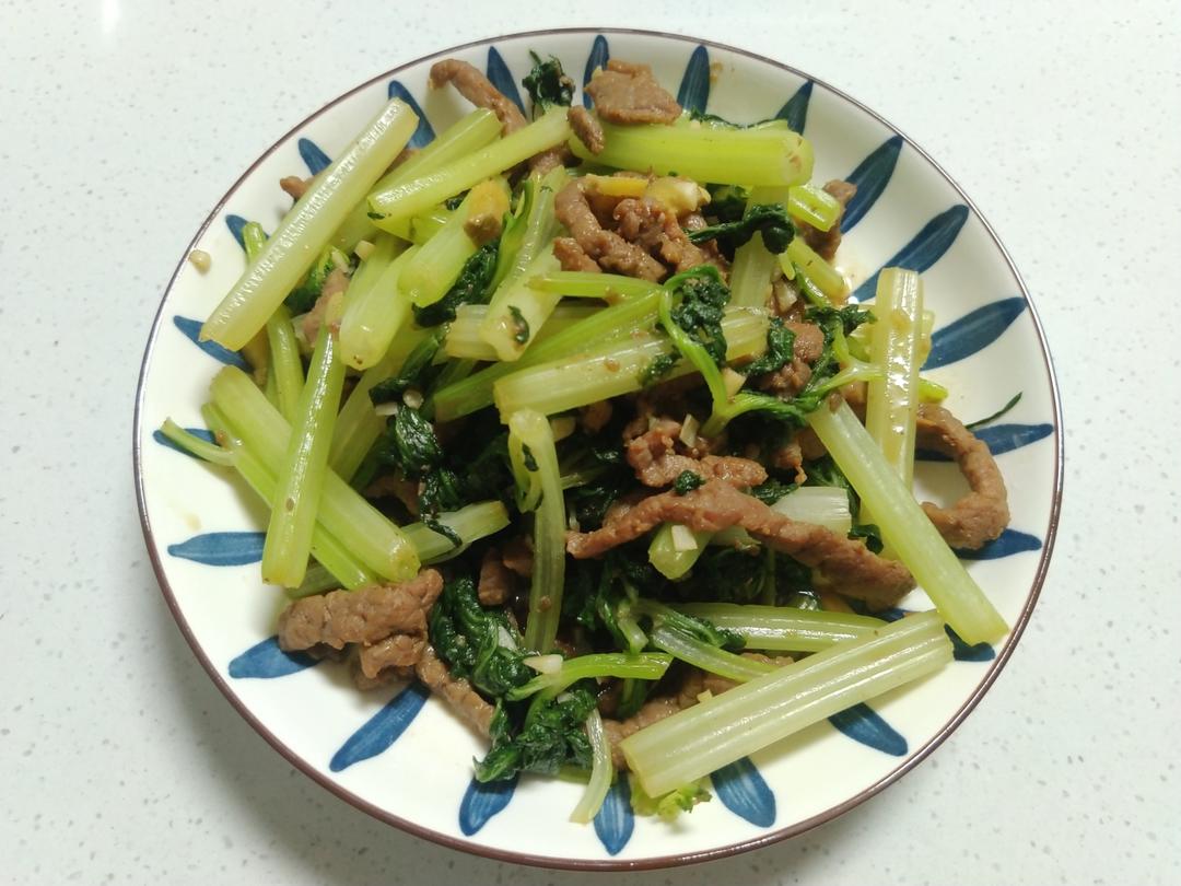 最佳CP——芹菜牛肉丝