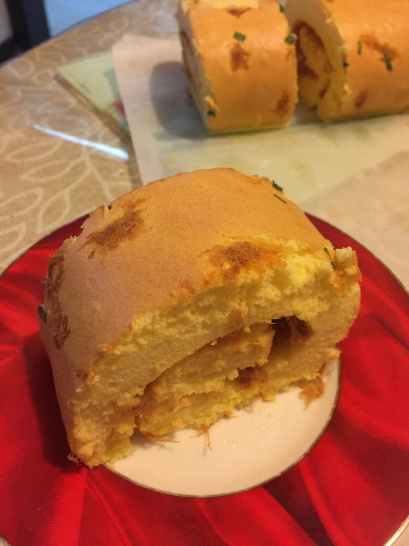 怎么卷都不裂的肉松蛋糕卷