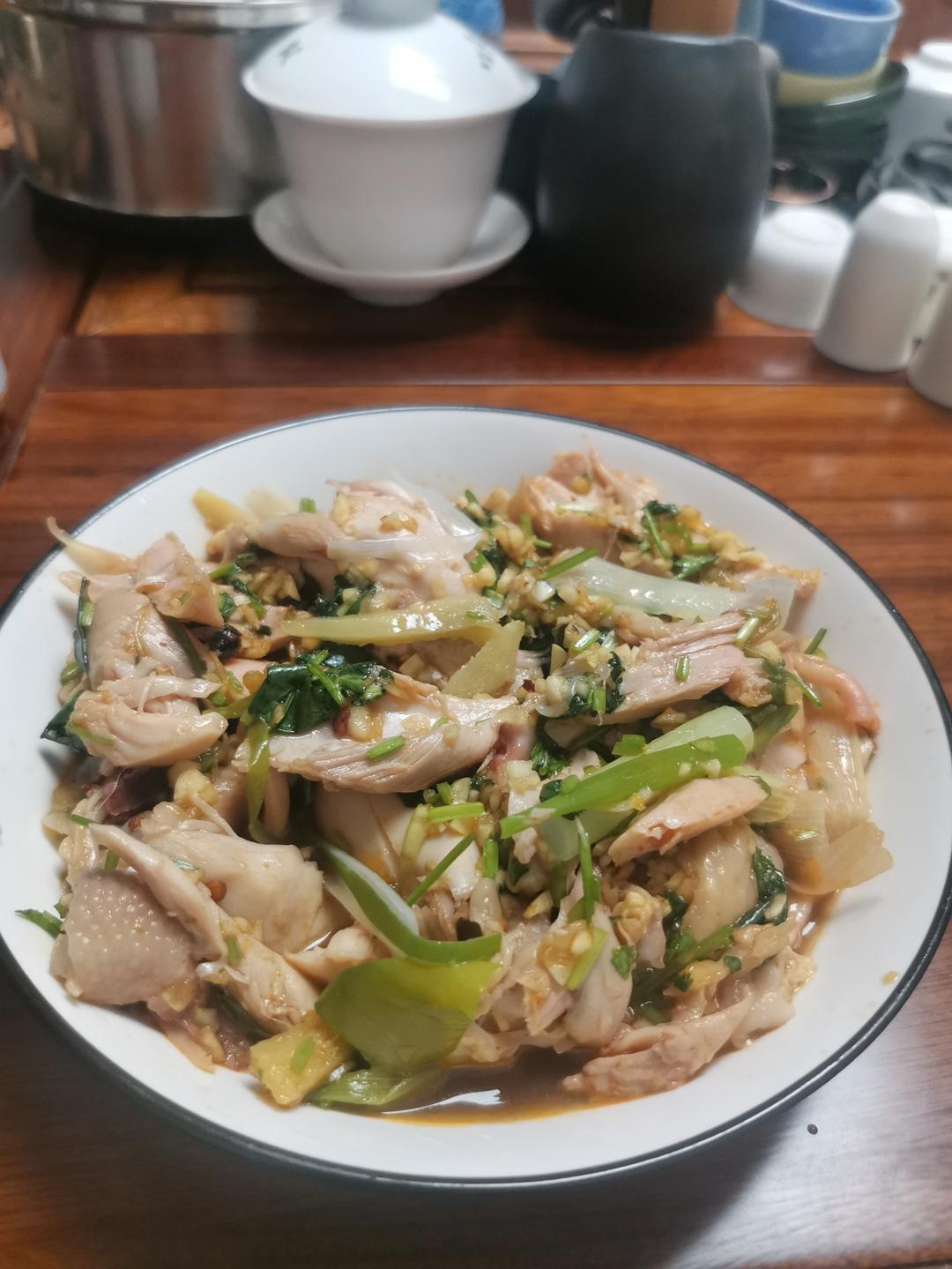 汤汁可以喝的凉拌手撕鸡