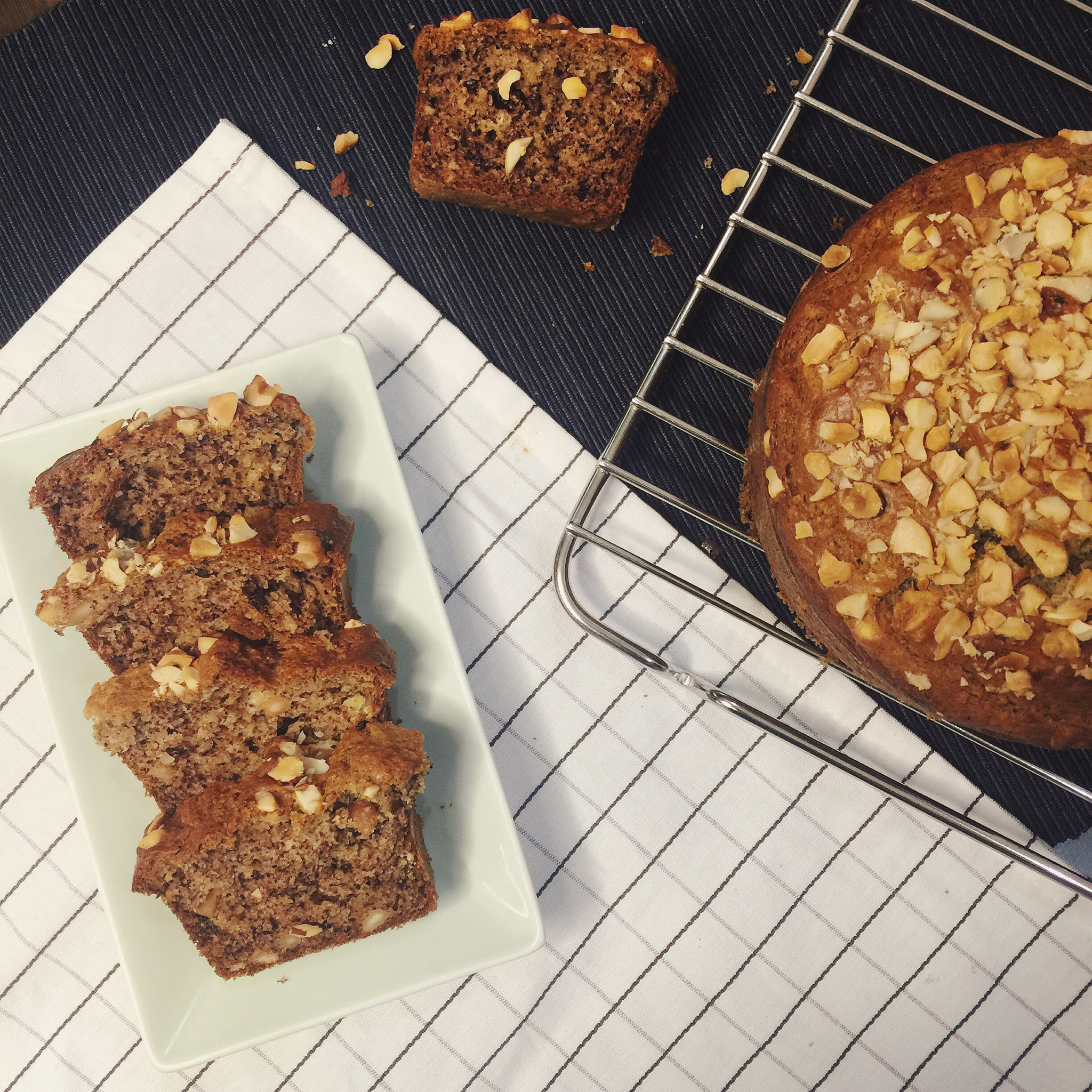 香蕉核桃磅蛋糕 Banana & Walnut Pound Cake