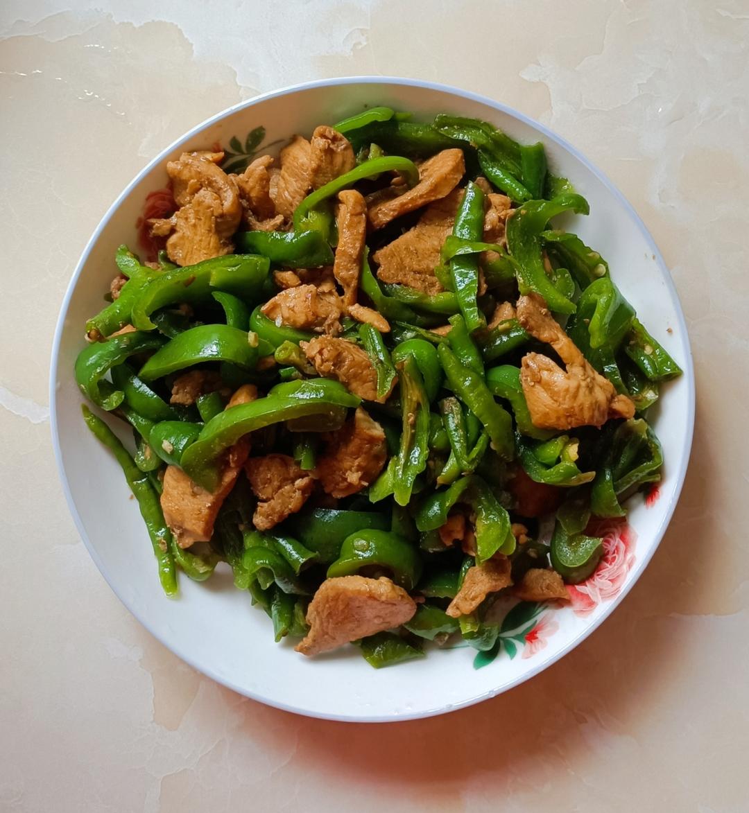 「低脂健身菜谱」青椒炒鸡胸肉