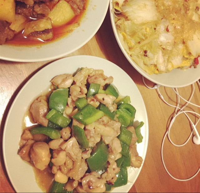 青椒炒鸡腿肉（大厨级别）