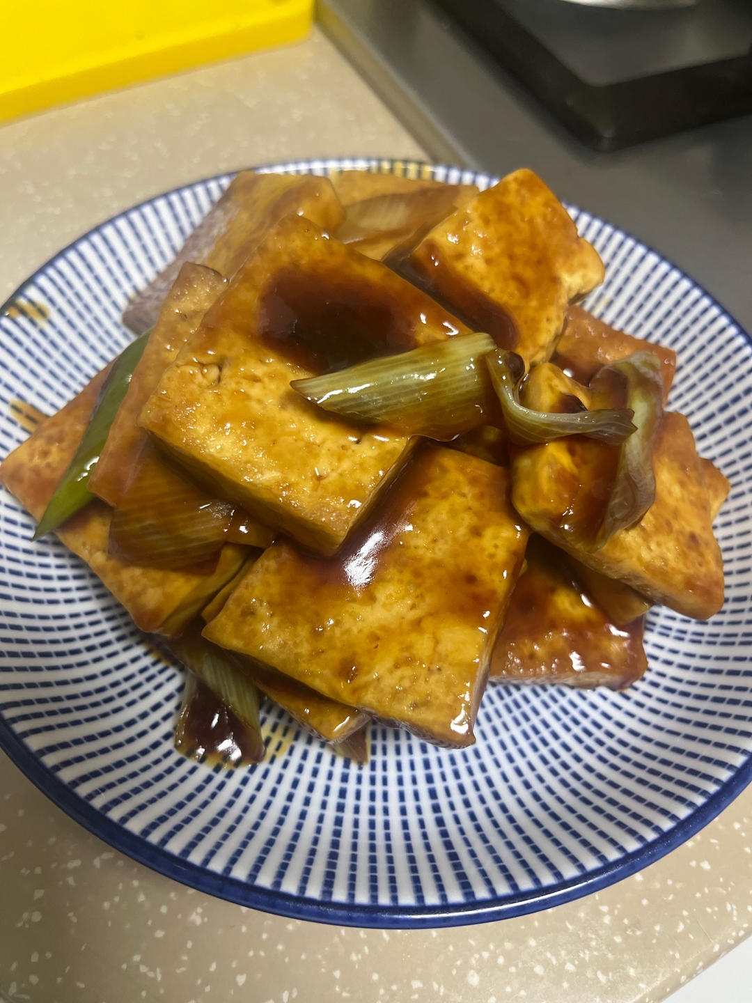 家常葱烧豆腐