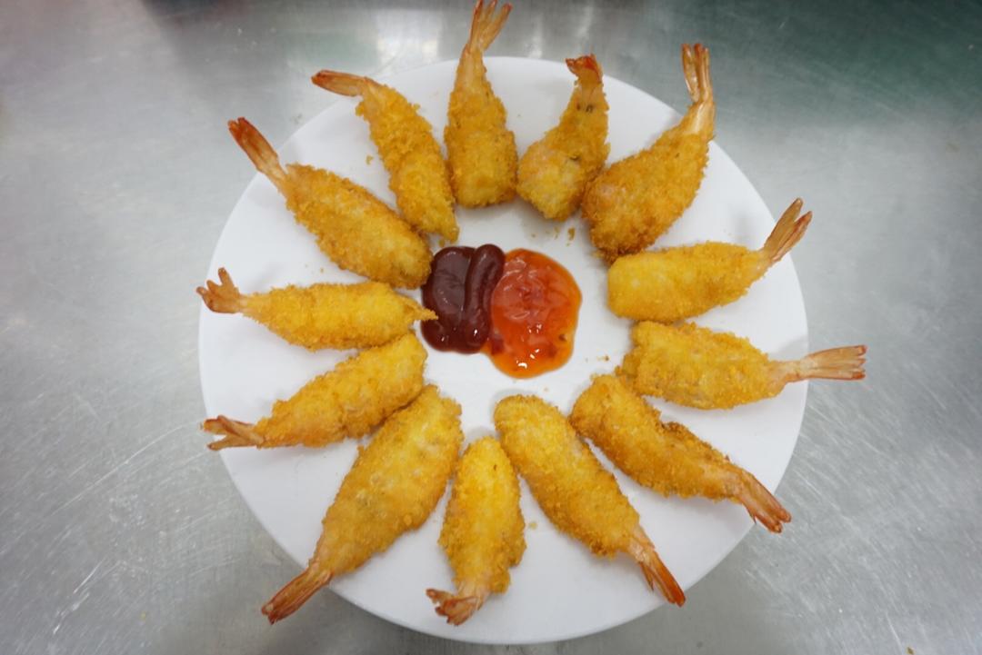 面包糠炸虾