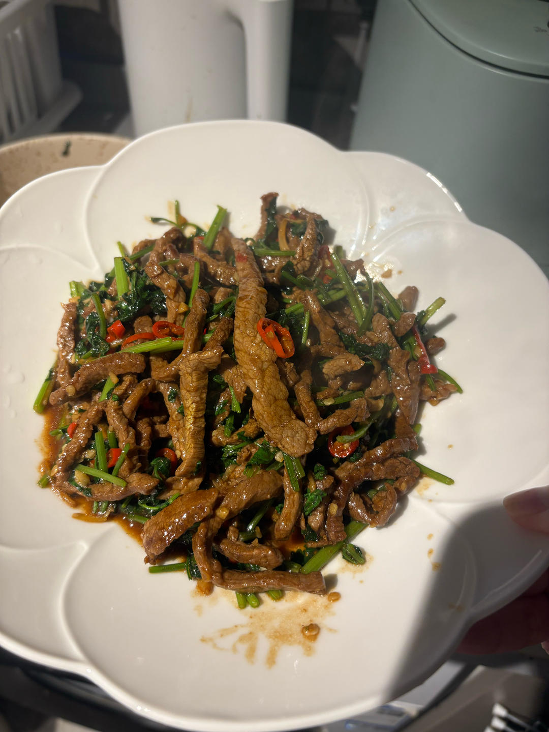 香菜牛肉