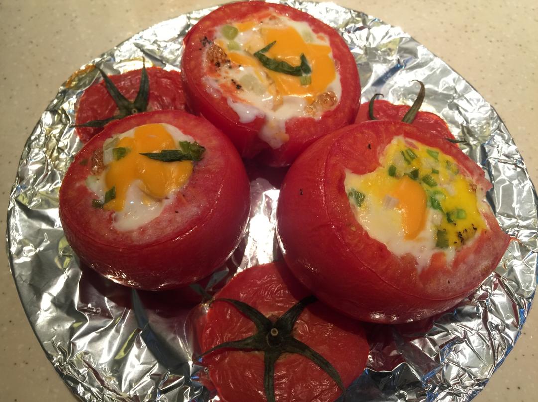 焗烤番茄蛋