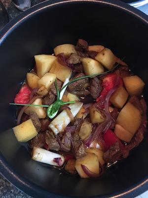 番茄土豆焖牛肉(电高压锅牛腱子版)的做法 步骤4