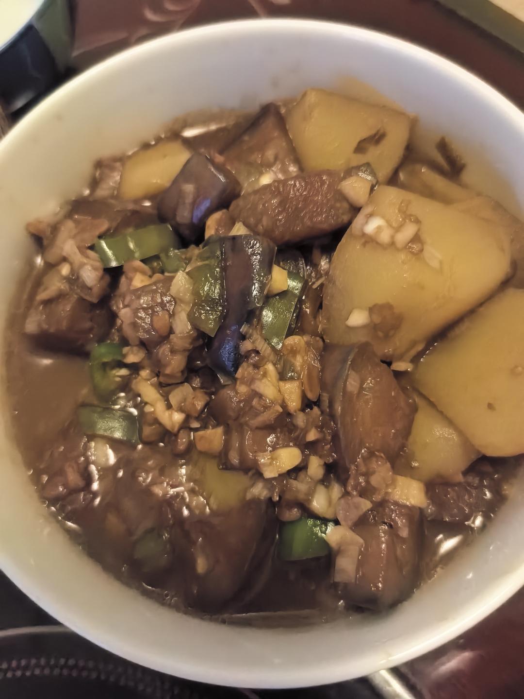 【超下饭】土豆炖茄子
