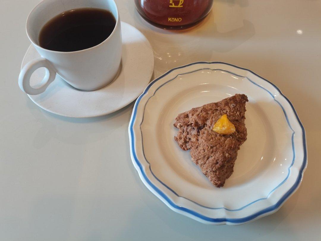 全麦香橙蓝莓巧克力司康【健身少女的小零食】