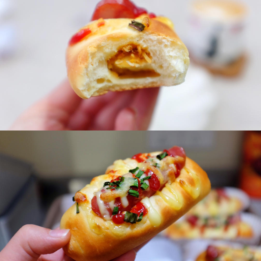 软fufu的经典肉松肠仔包