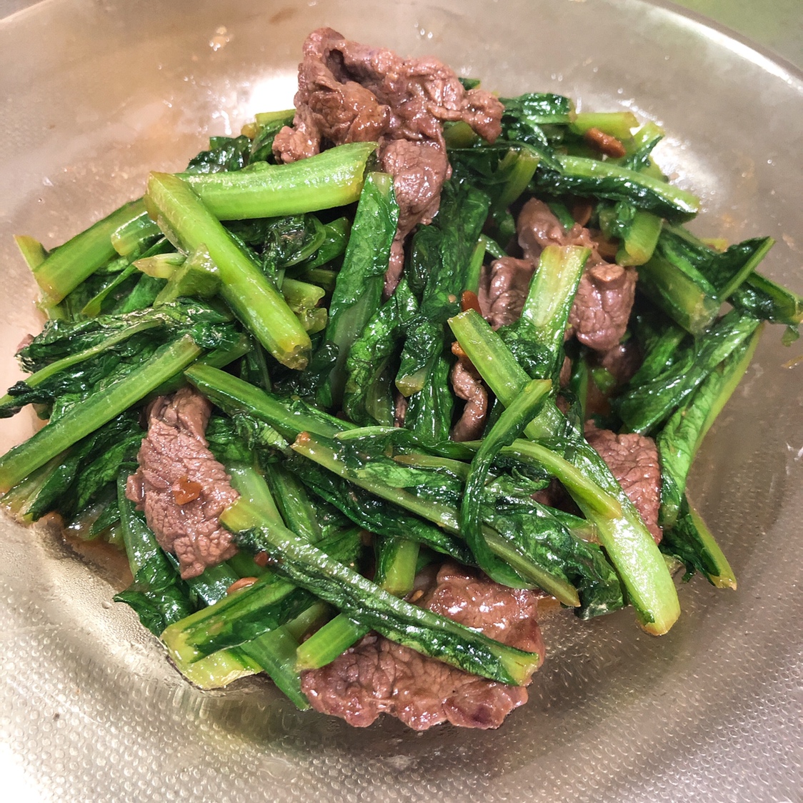 清燥润肺油麦菜🥬炒牛肉片的做法