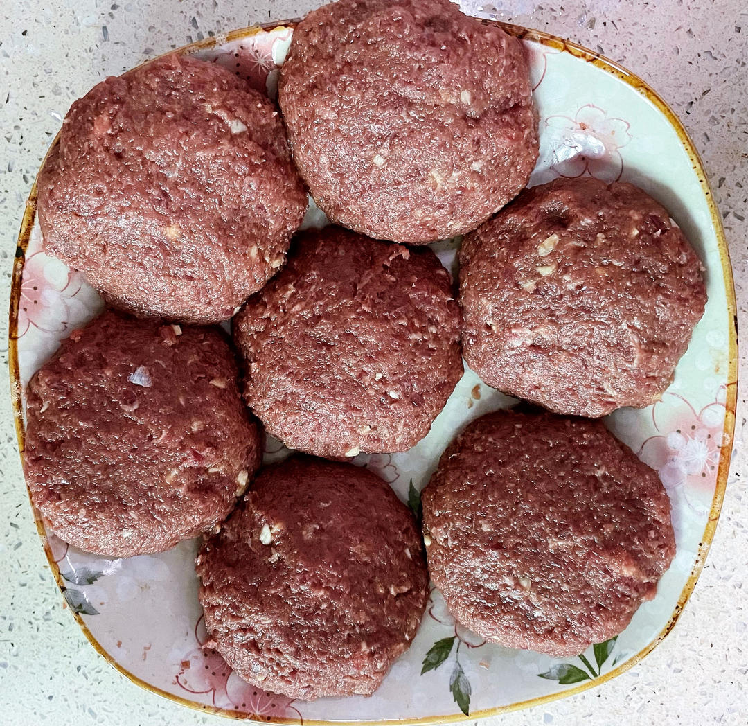 超详细汉堡牛肉饼｜附自制汉堡搭配#Healthymeals#减脂必撸16