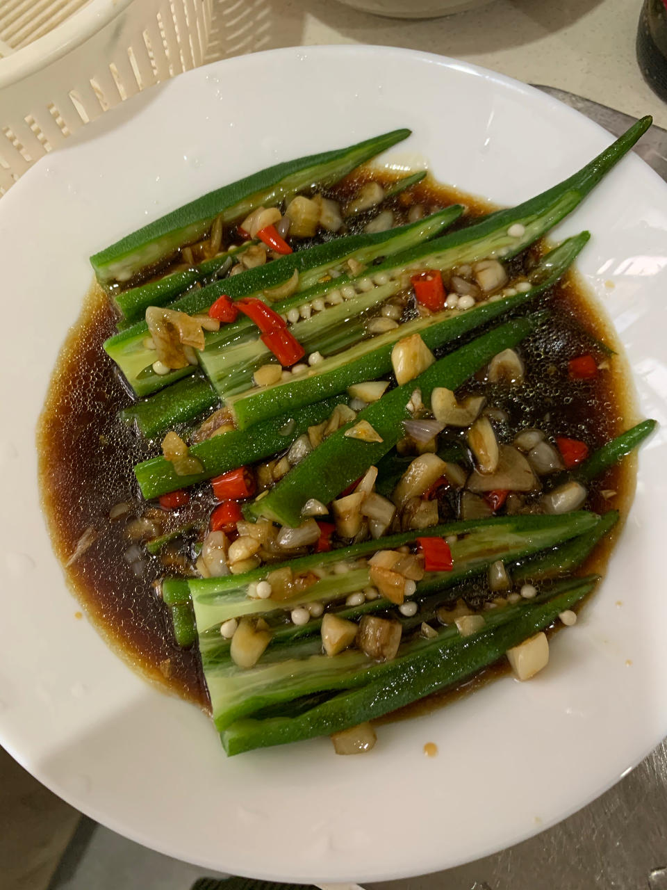 减脂营养健康|白灼秋葵|