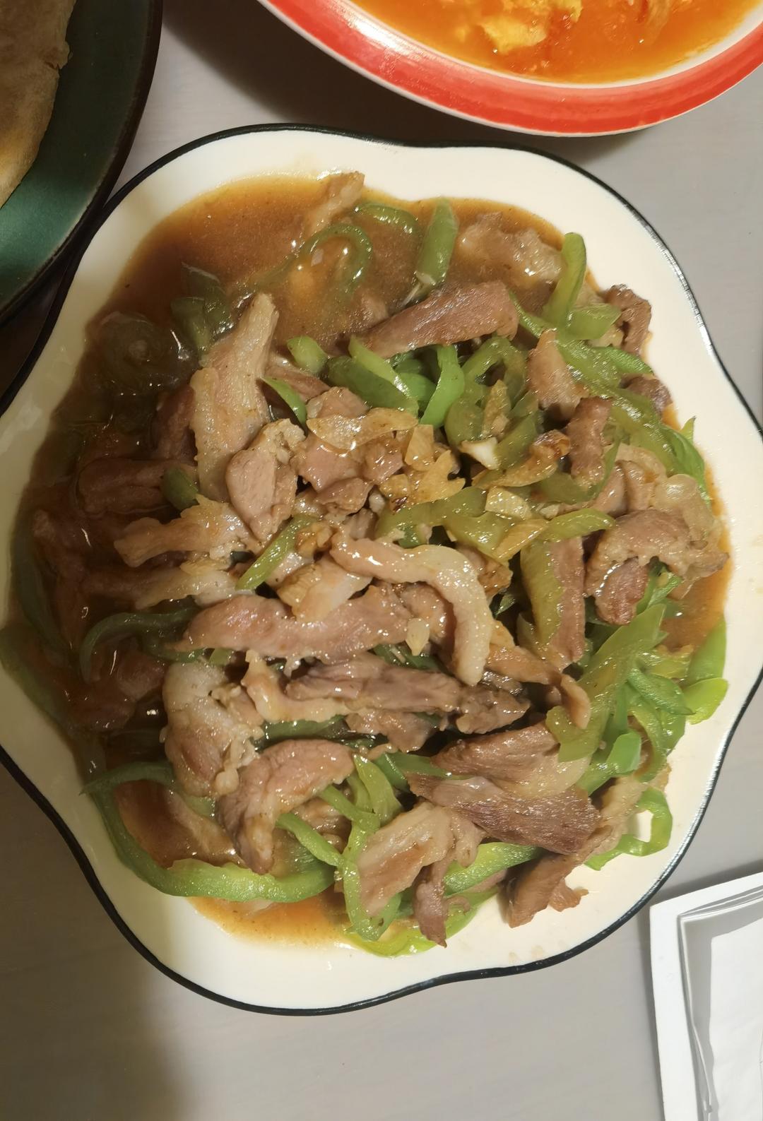 ‼️好吃到舔盘的青椒肉丝盖浇饭
