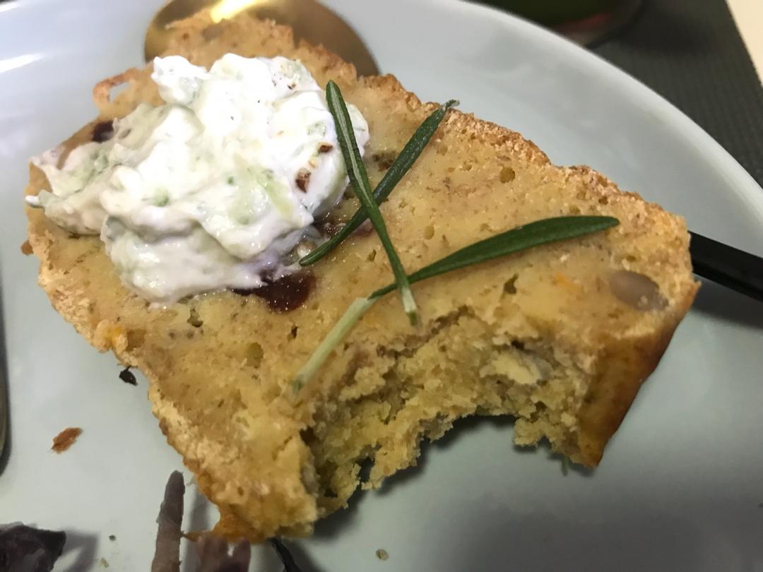 蔓越莓香橙玉米快手面包丨健康·烘焙