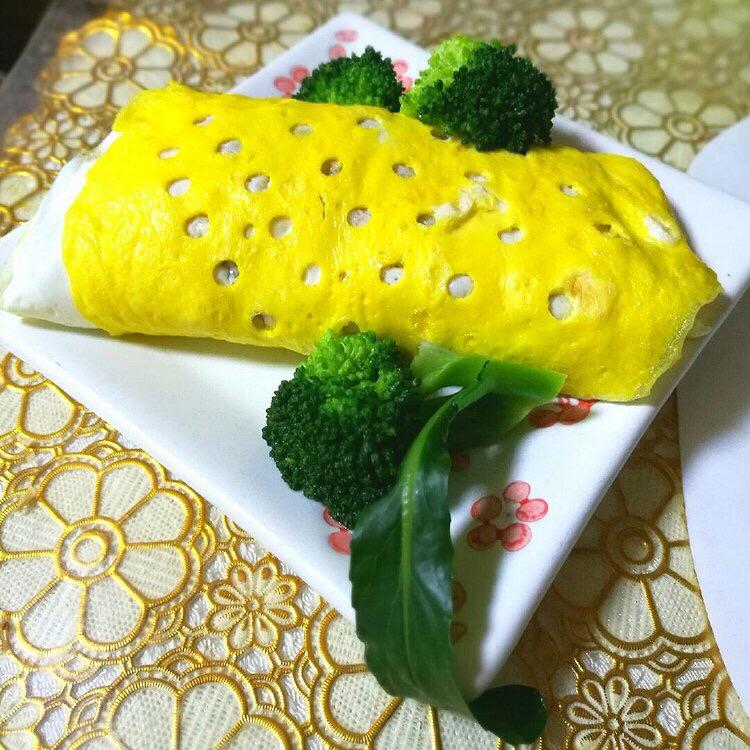 水玉波点蛋包饭