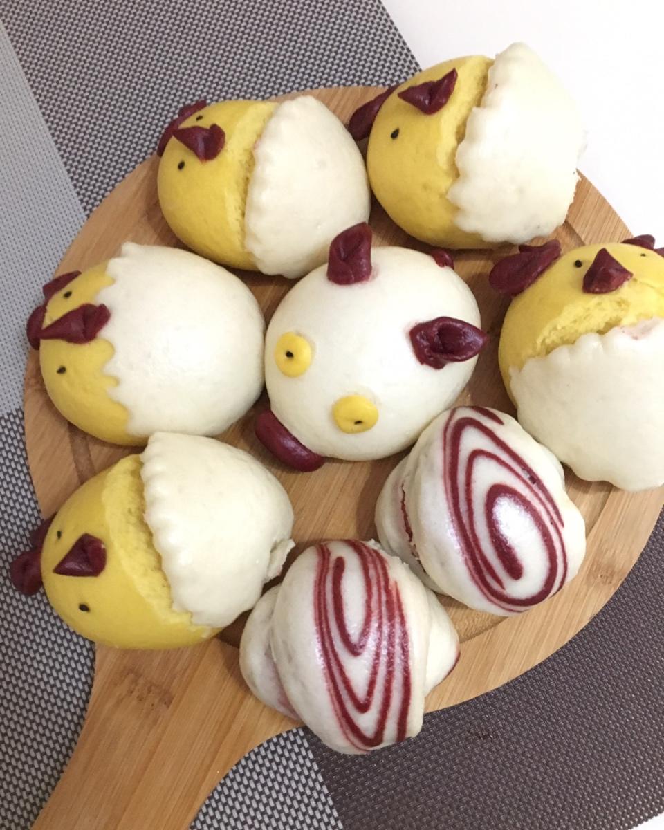萌小鸡儿童馒头