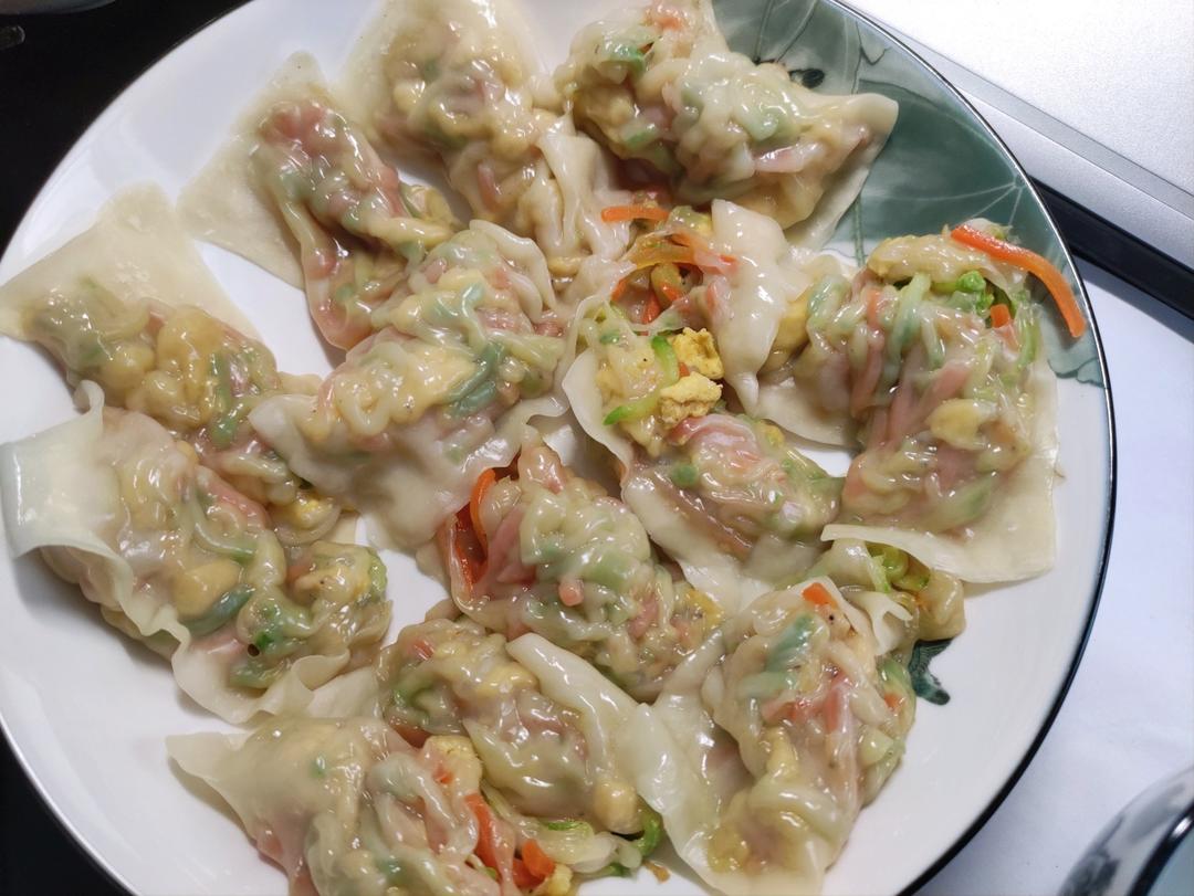 小白也可以做的西葫芦鸡蛋蒸饺（减脂）