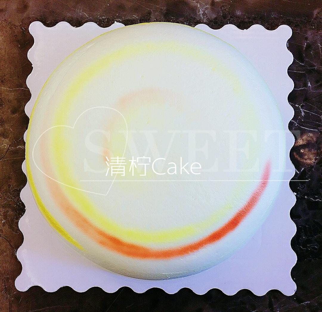 渐变奶油蛋糕