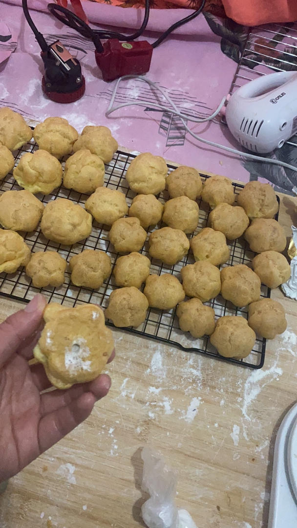 奶油小泡芙，容易做，成功率极高～