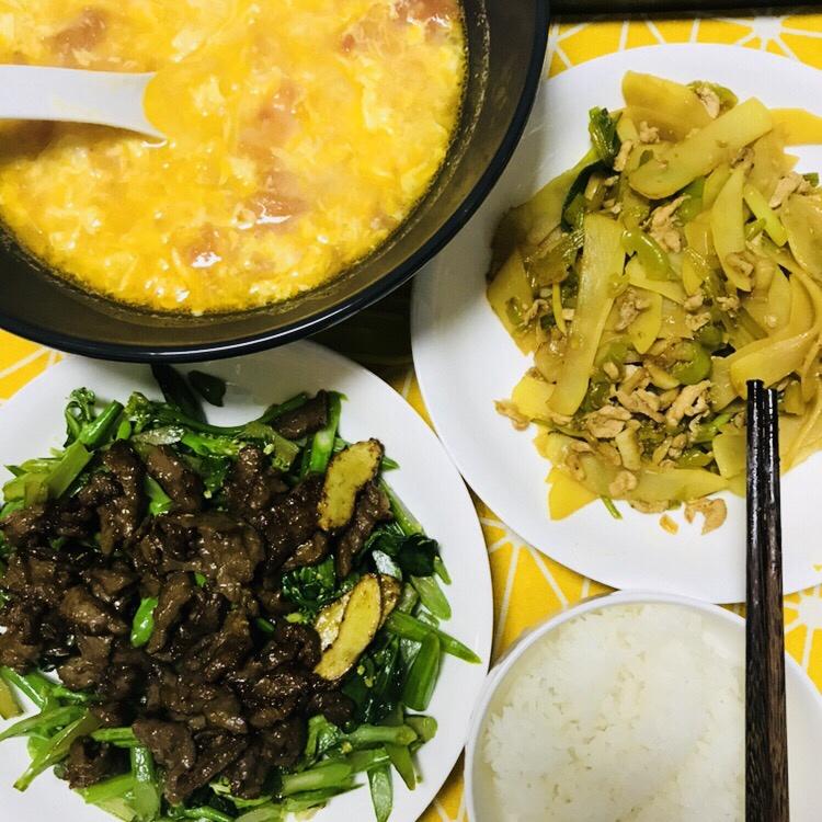 潮汕菜--芥蓝炒牛肉