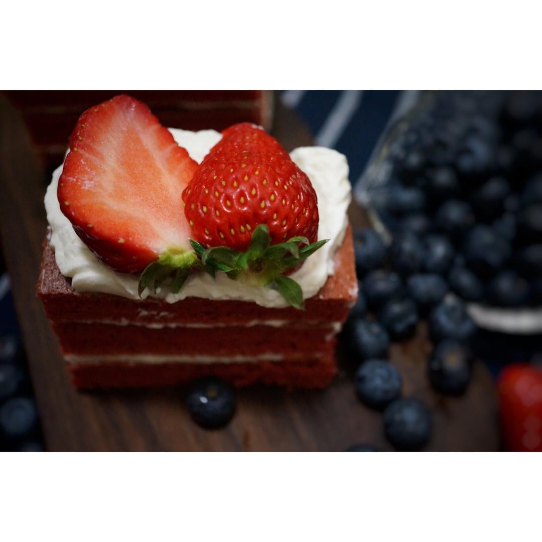 红丝绒蛋糕卷（完美毛巾底）