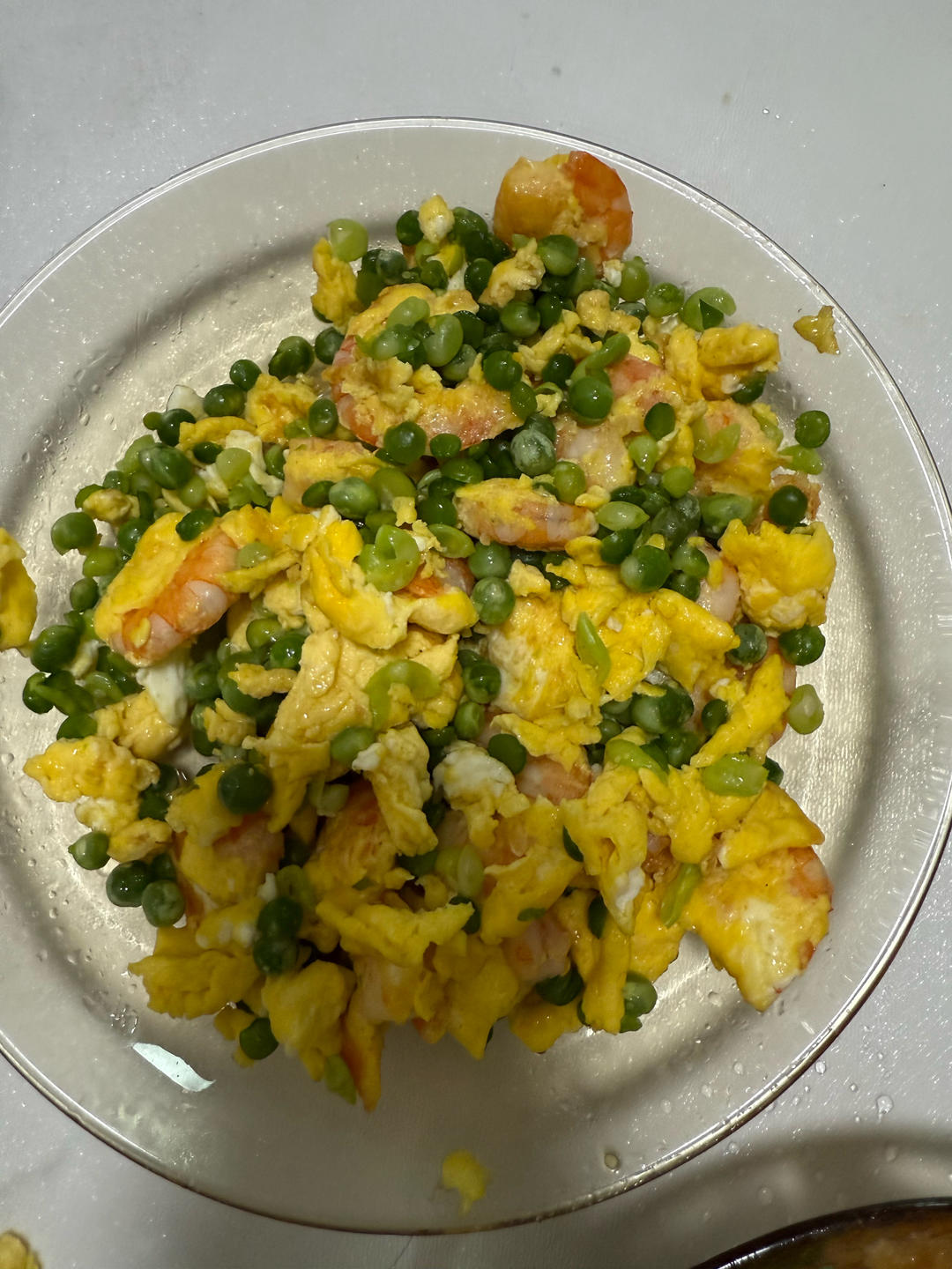 低脂豌豆虾仁滑蛋