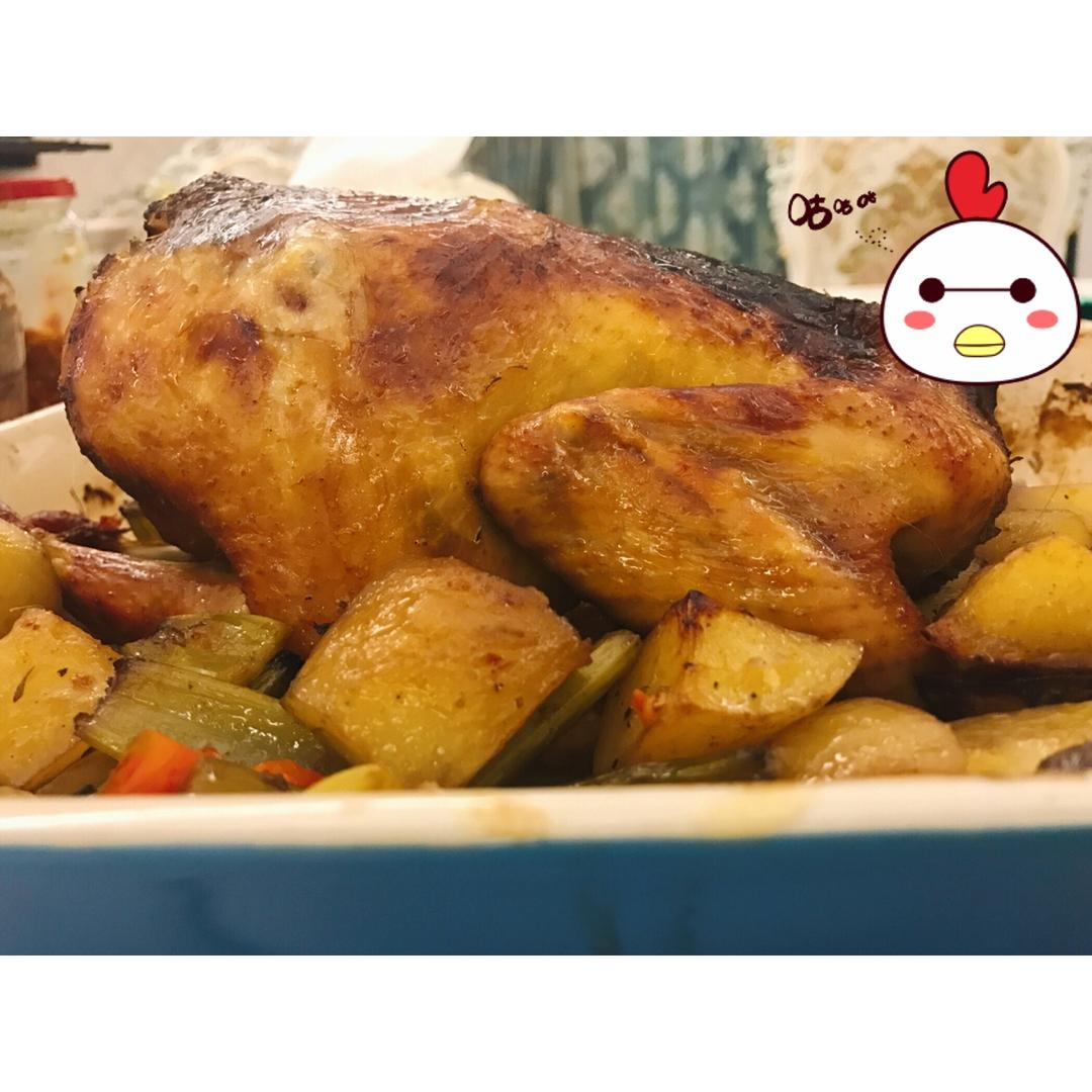 【曼食慢语】百里香黄油烤鸡