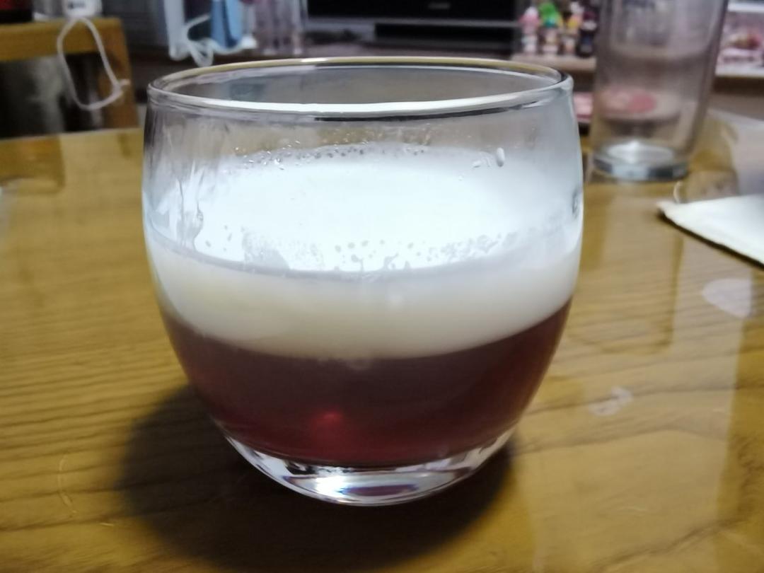 萄之夭夭，Q滑爽口的葡萄冻撞奶