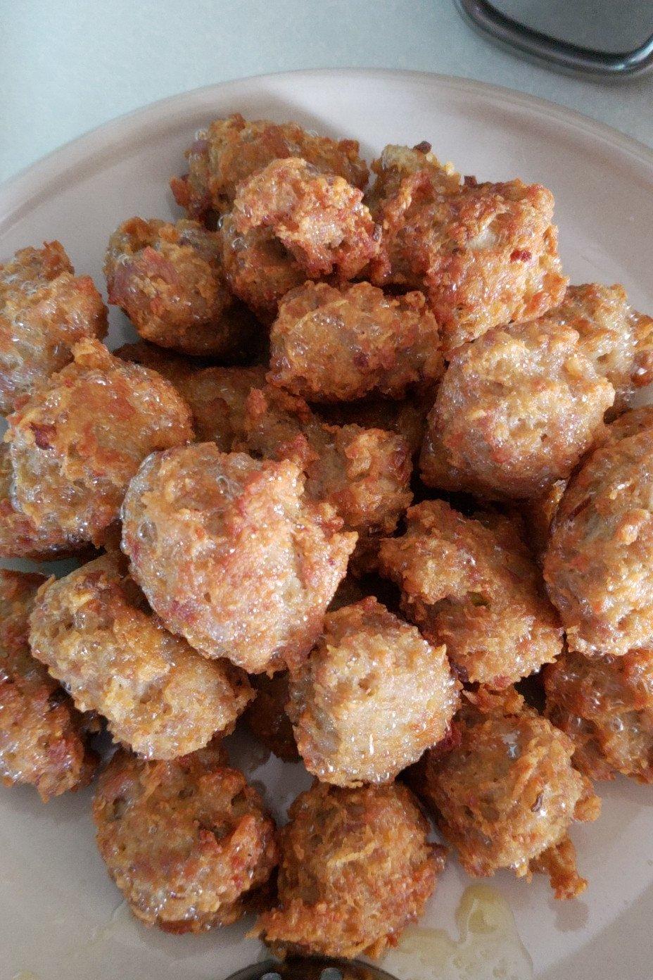 手机用户2621_6nrg做的炸莲藕猪肉丸子-年味
