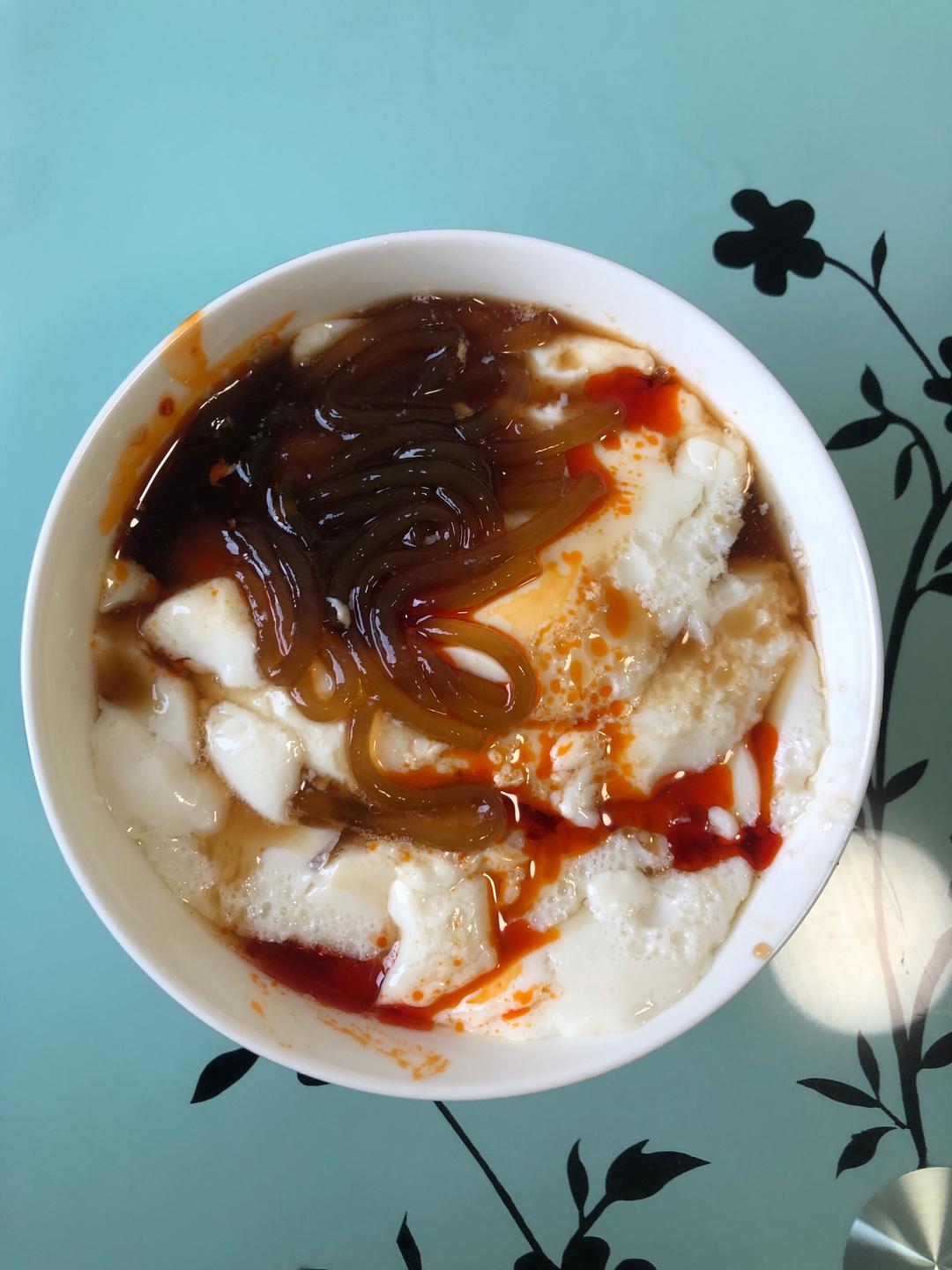 粉条卤子豆腐脑