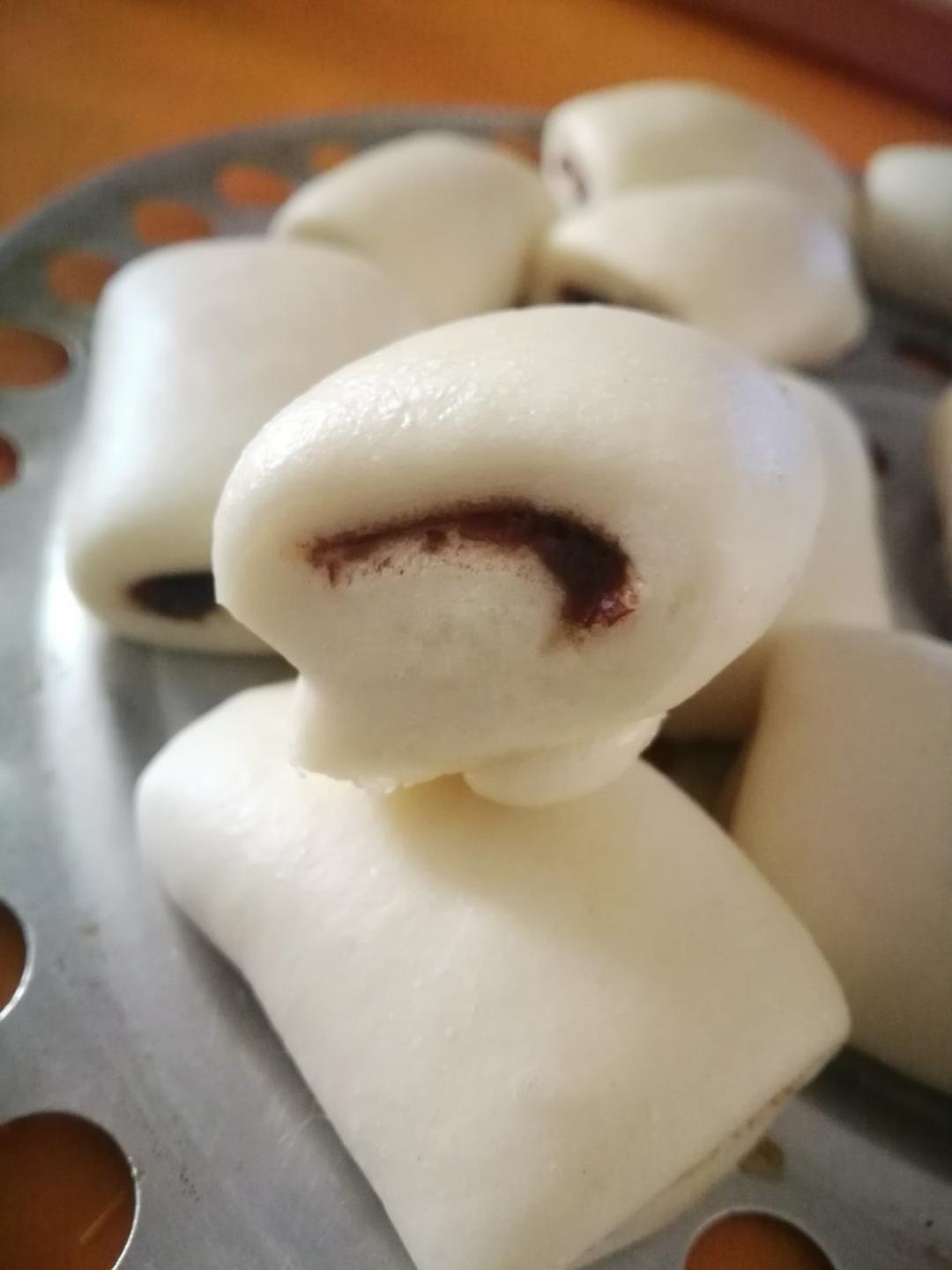 奶香夹心小馒头（一次发酵）