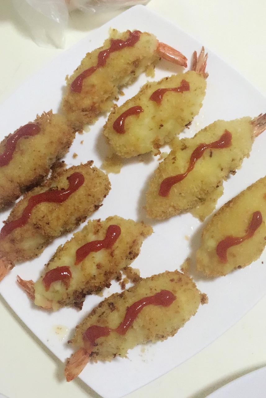 鲜虾可乐饼