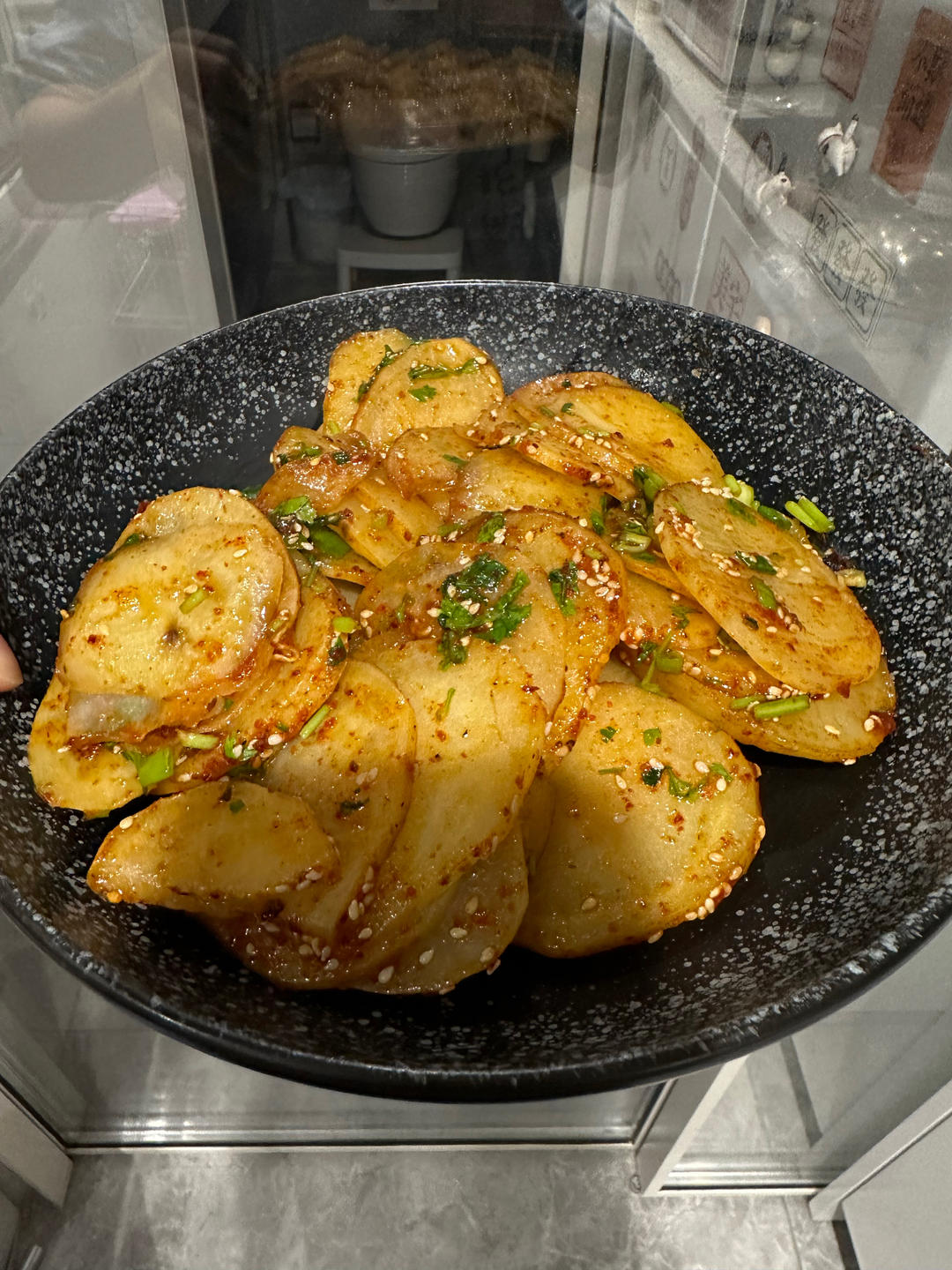 一定要做一次的孜然土豆片