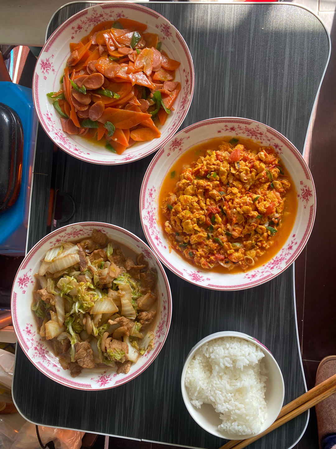 白菜梗炒肉丝