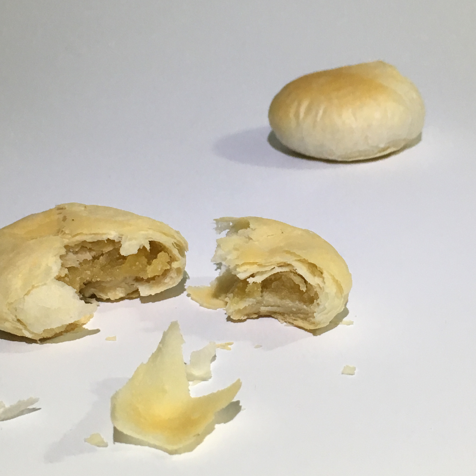 酥皮绿豆饼   酥得掉渣渣