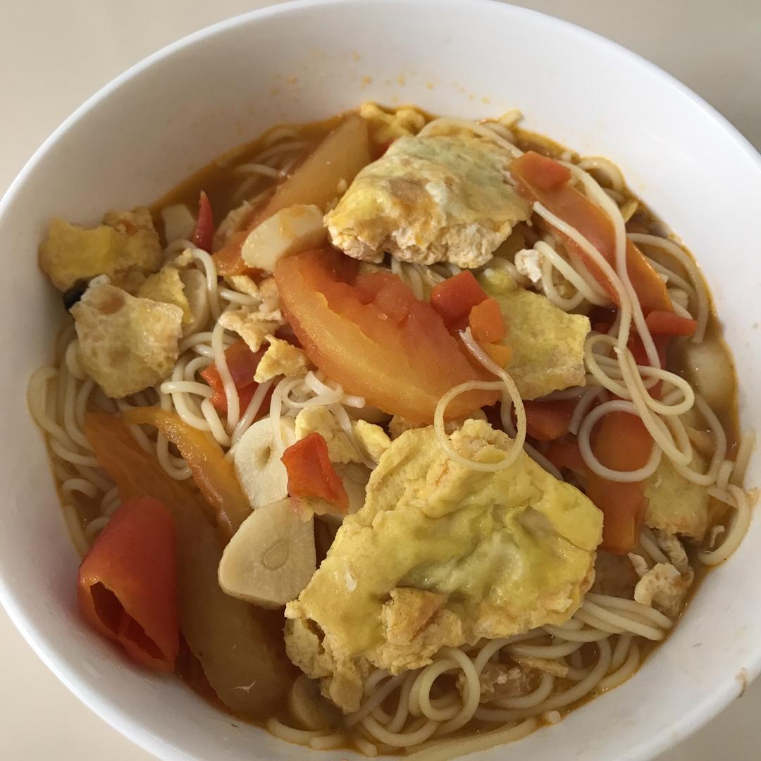 超级入味好吃的番茄鸡蛋面