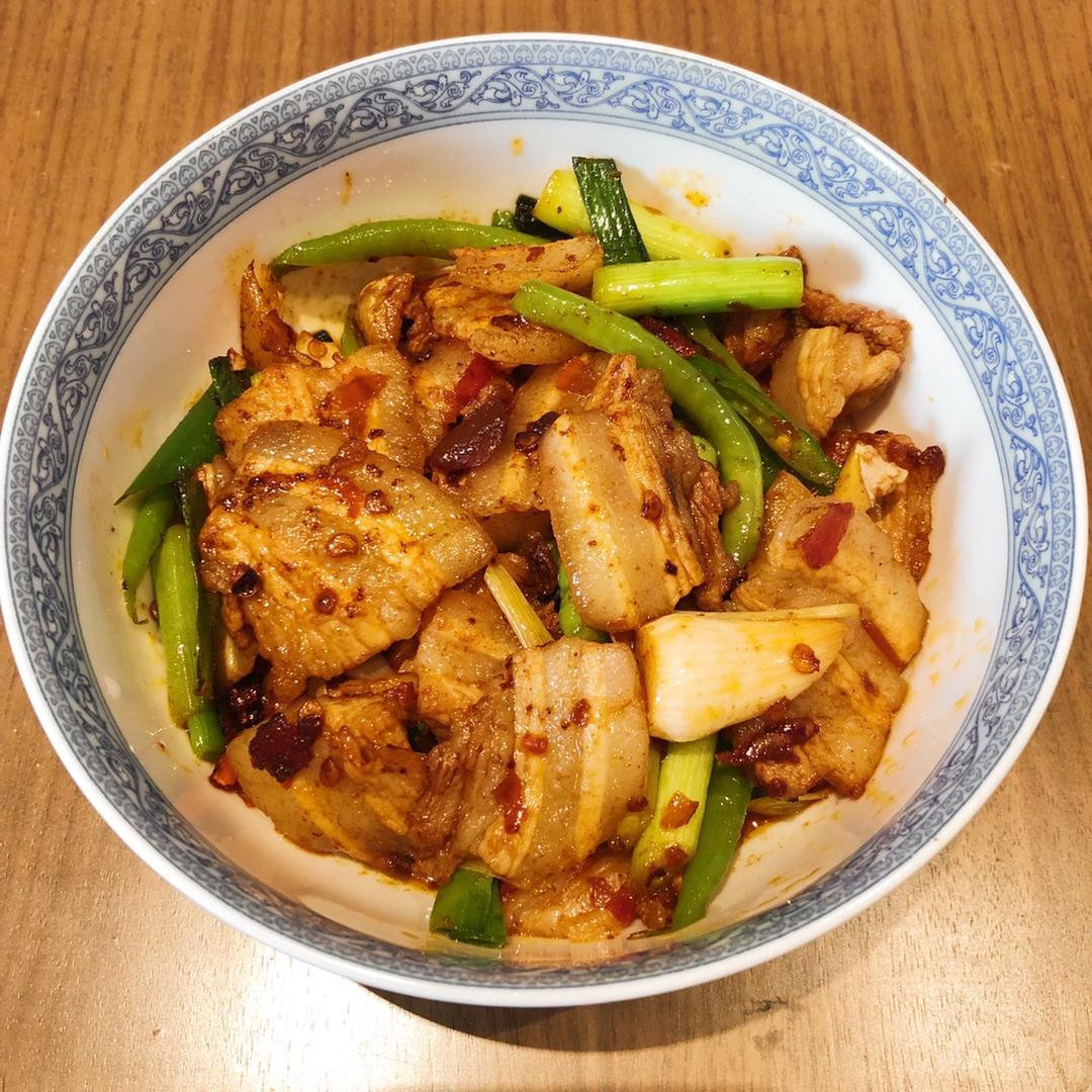 尖椒炒肉（盐煎肉）